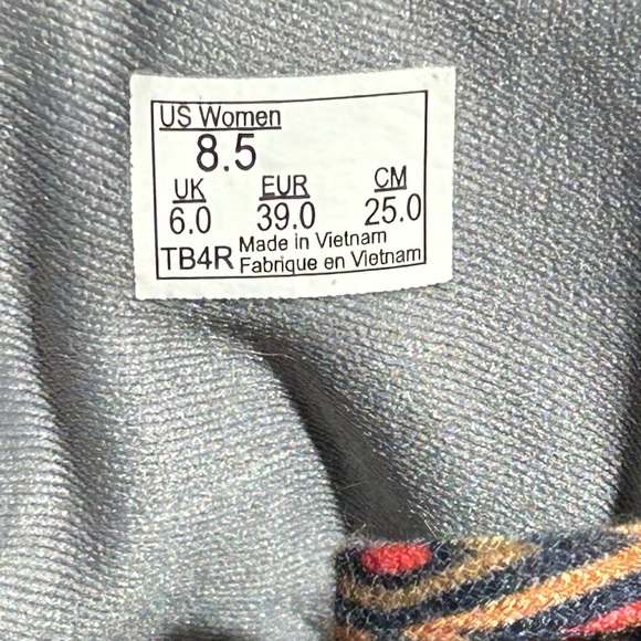 Women’s Off the Wall‎ Vans Low Canvas Aztec Lace Skate Sneakers Shoes Grey 8.5 - Picture 8 of 8